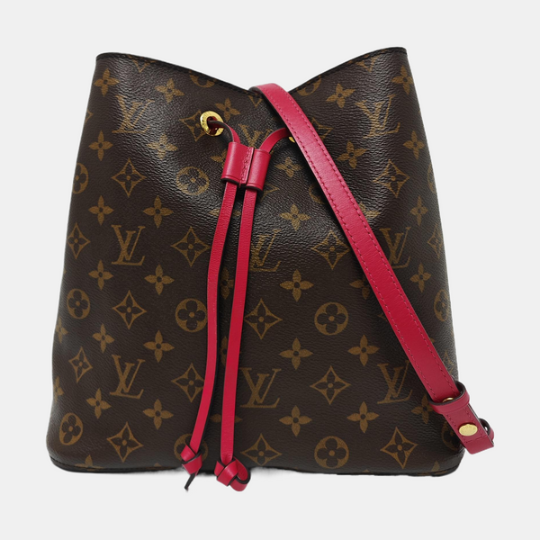 NÉONOÉ MM Monogram Coated Canvas Brown