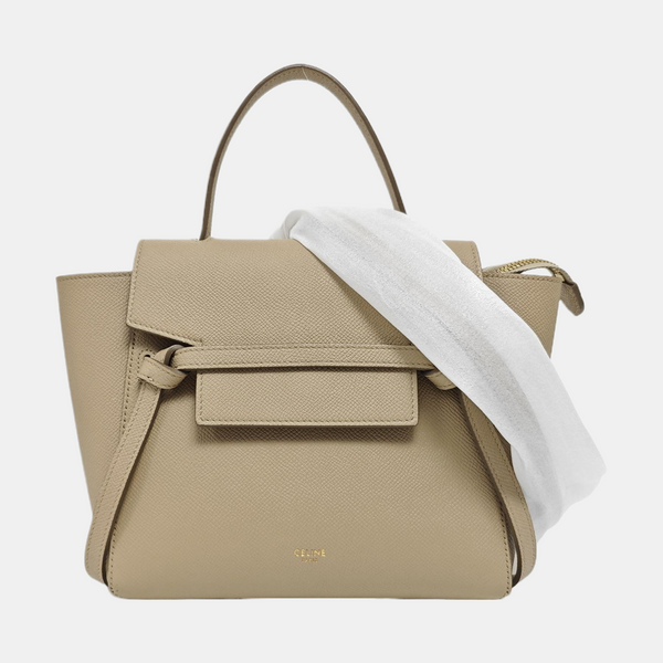 BELT Nano Calfskin Beige