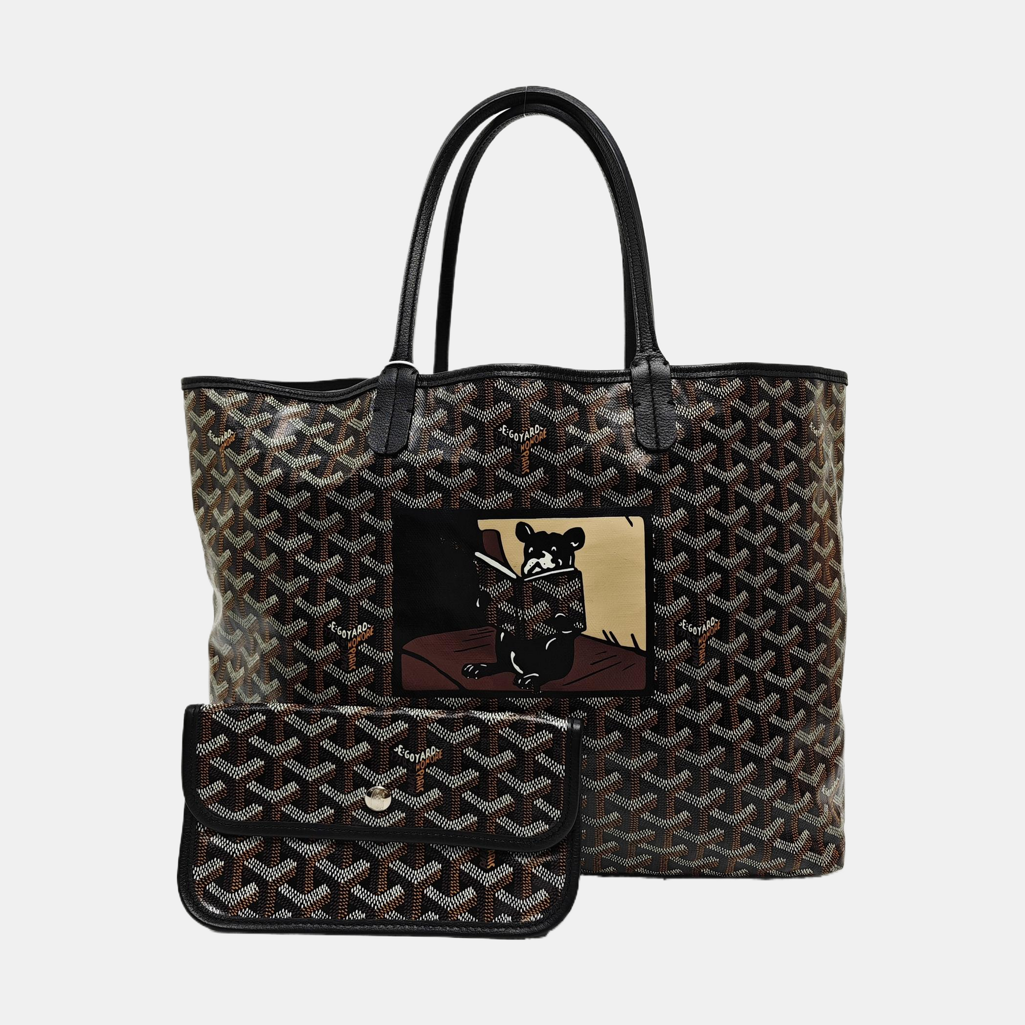 Saint Louis PM Coated Canvas Black