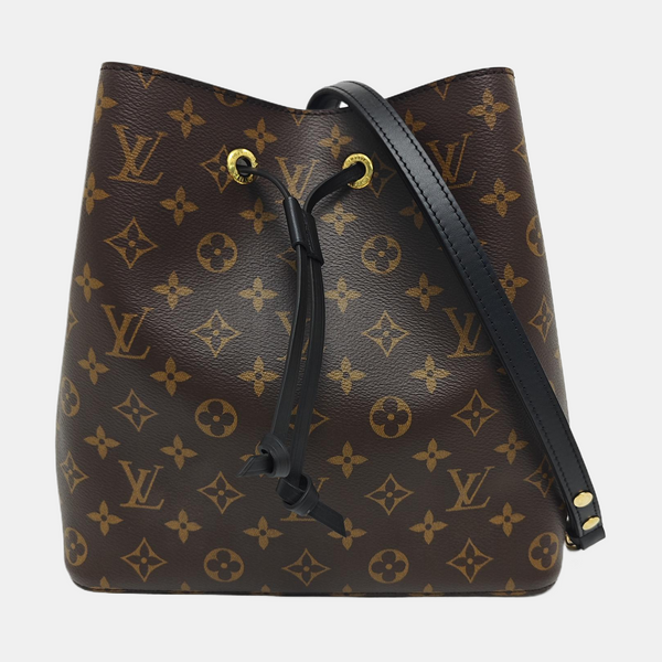 NÉONOÉ MM Monogram Coated Canvas Brown