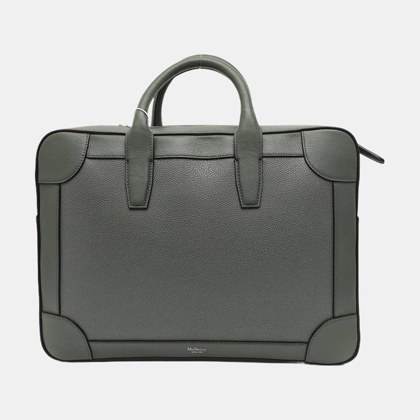 Calfskin Top Handle Bag Green
