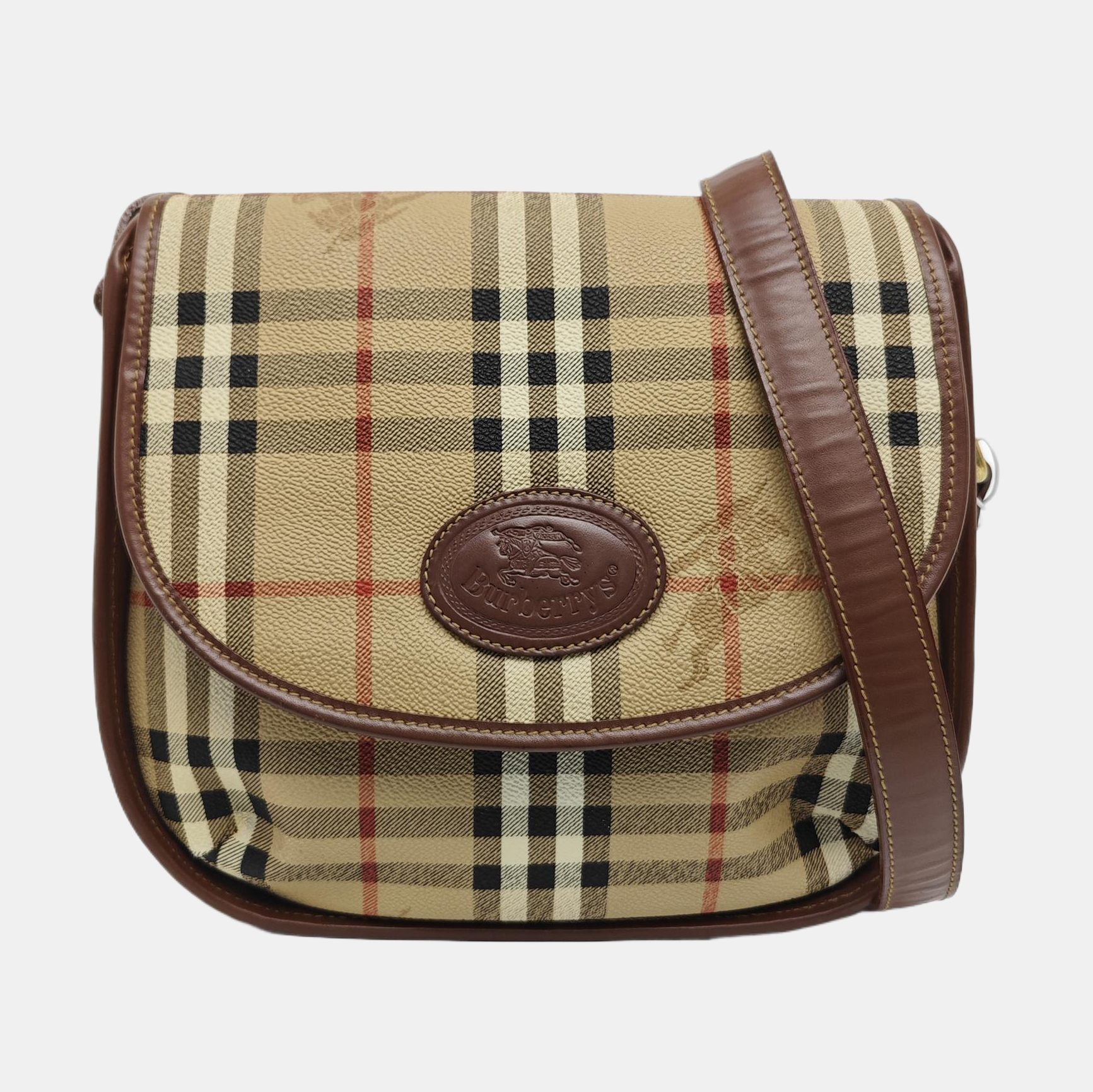 Coated Canvas Shoulder Bag Multicolor