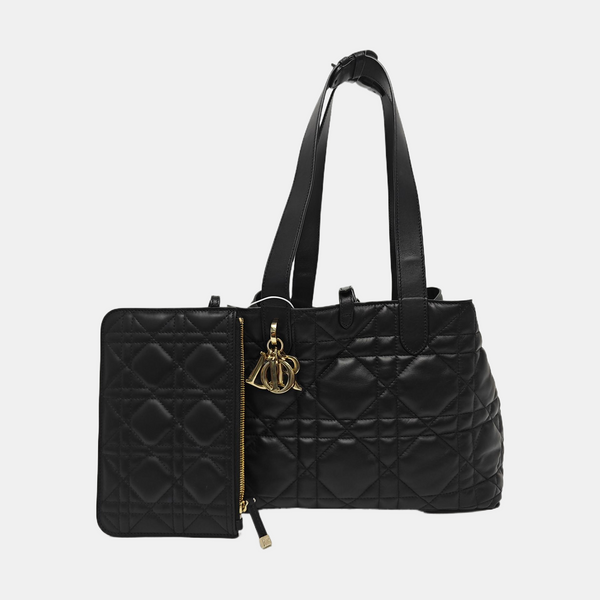 Toujours Medium Cannage Calfskin Black