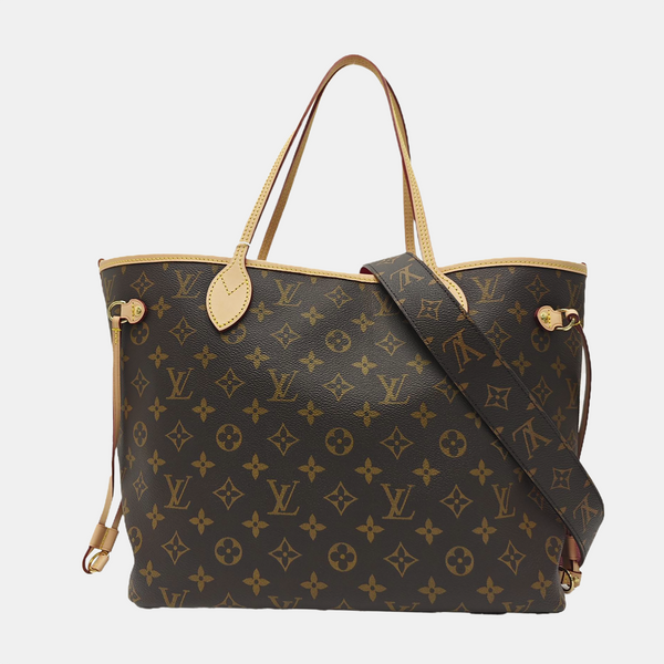 NEVERFULL INSIDE OUT MM Monogram Canvas Red