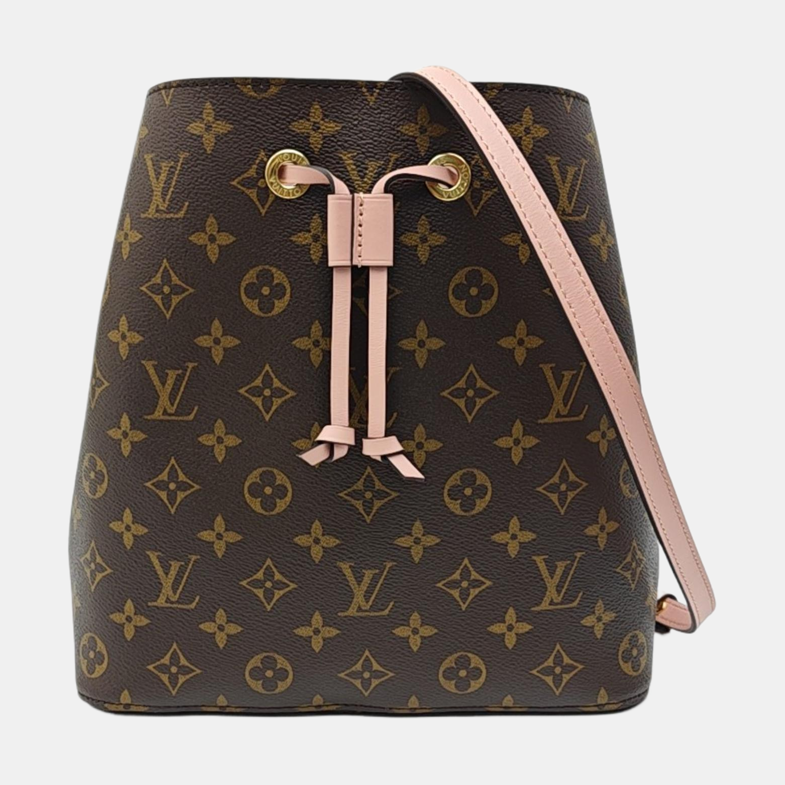 NÉONOÉ MM Monogram Coated Canvas Brown