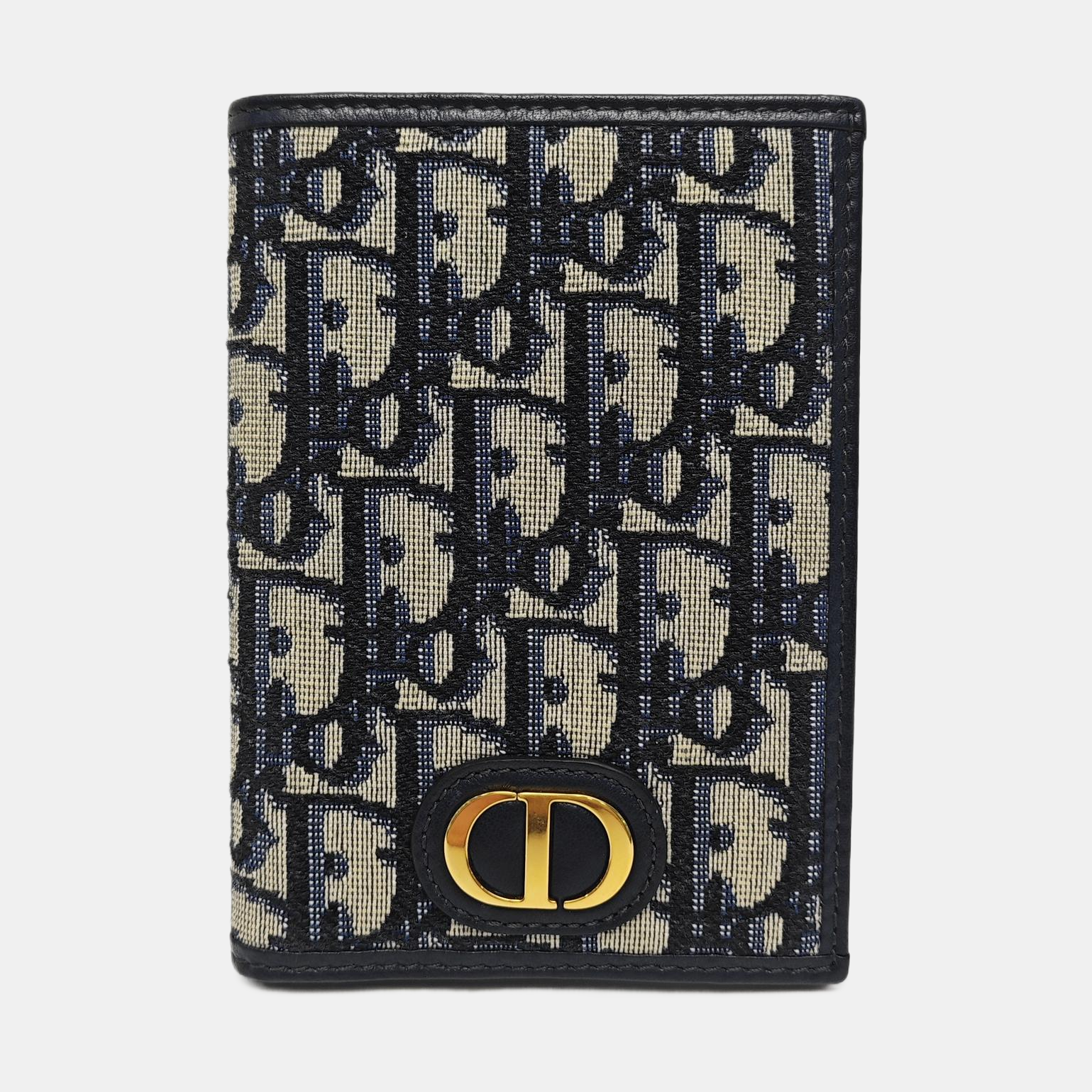 30 Montaigne Canvas Blue Wallet