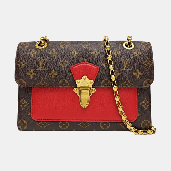 VICTOIRE Monogram Coated Canvas Brown