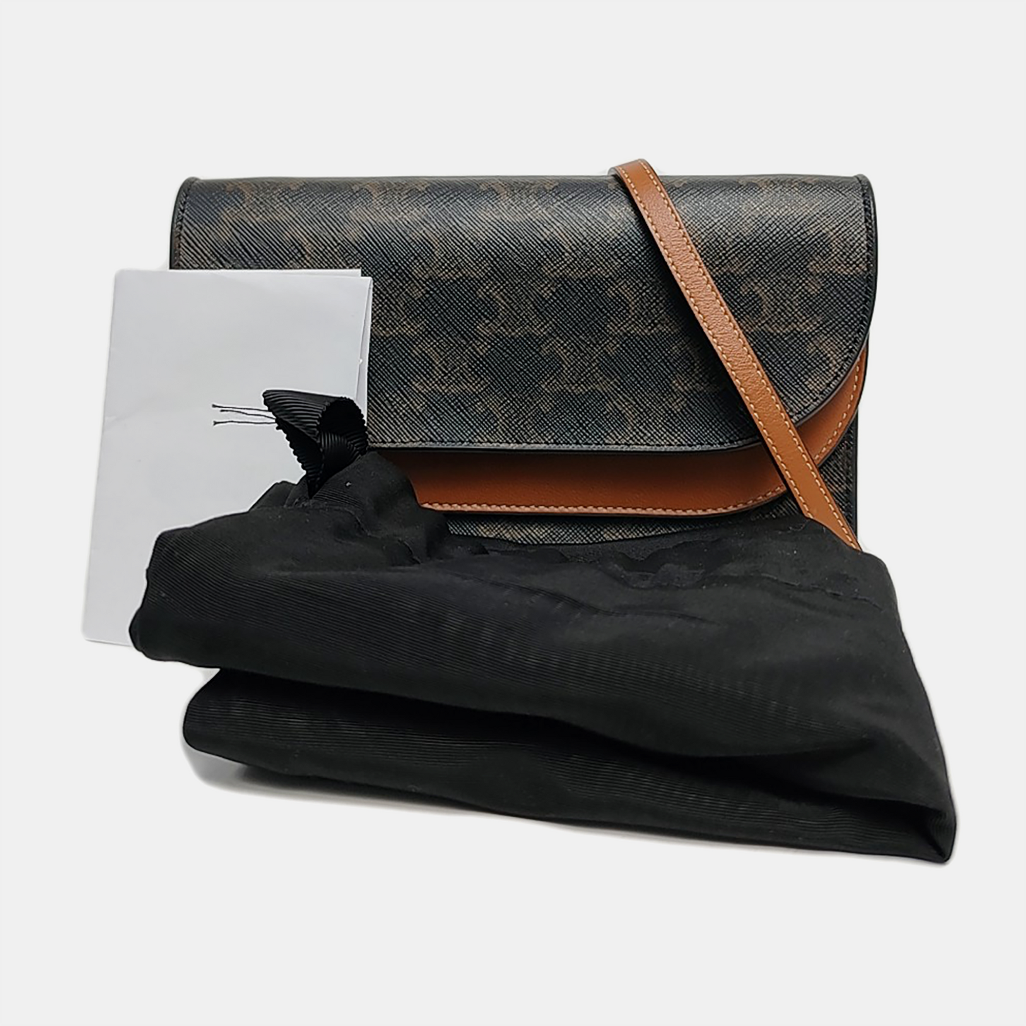 TRIOMPHE CANVAS Small Coated Canvas Brown