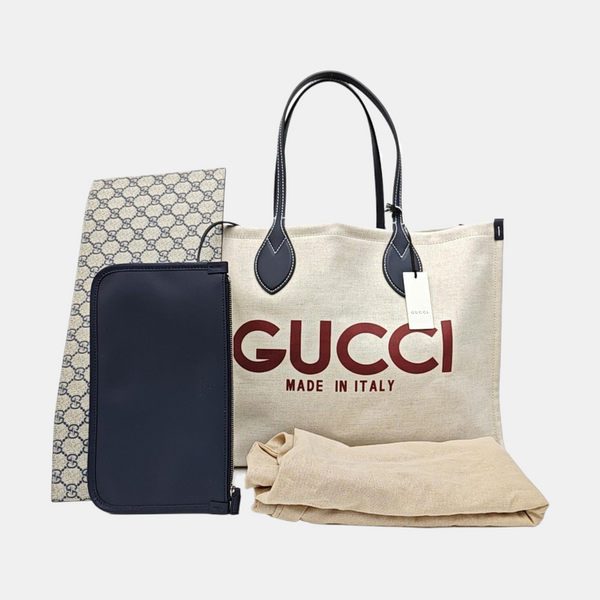 Canvas Tote Bag Beige