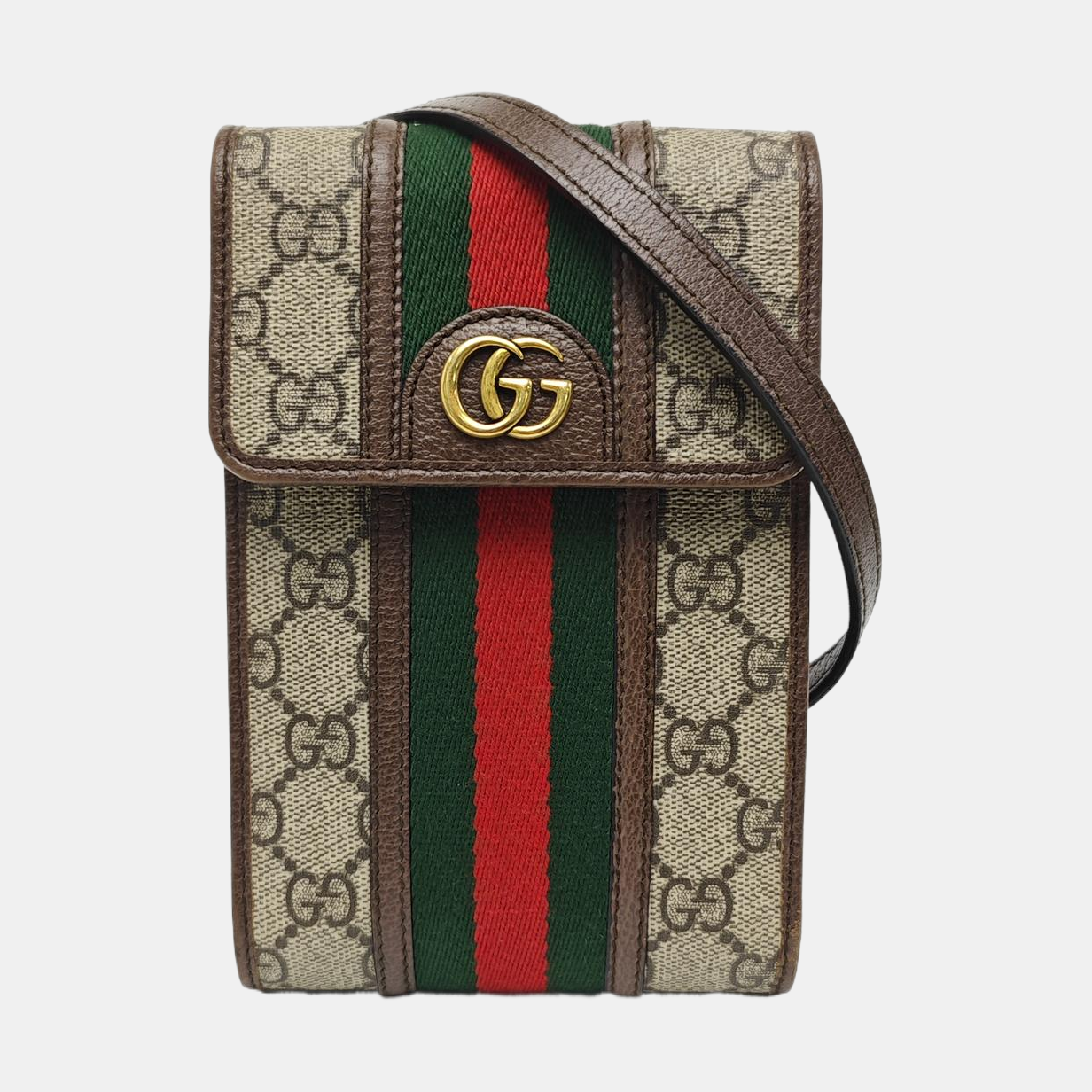 Ophidia Mini Monogram Coated Canvas Beige