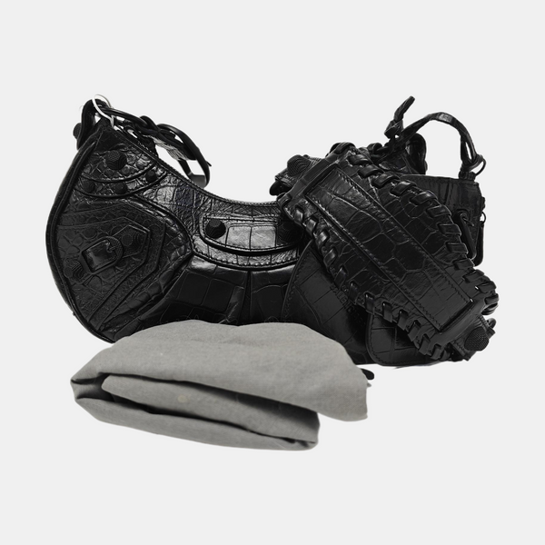 Le Cagole Small Calfskin Black