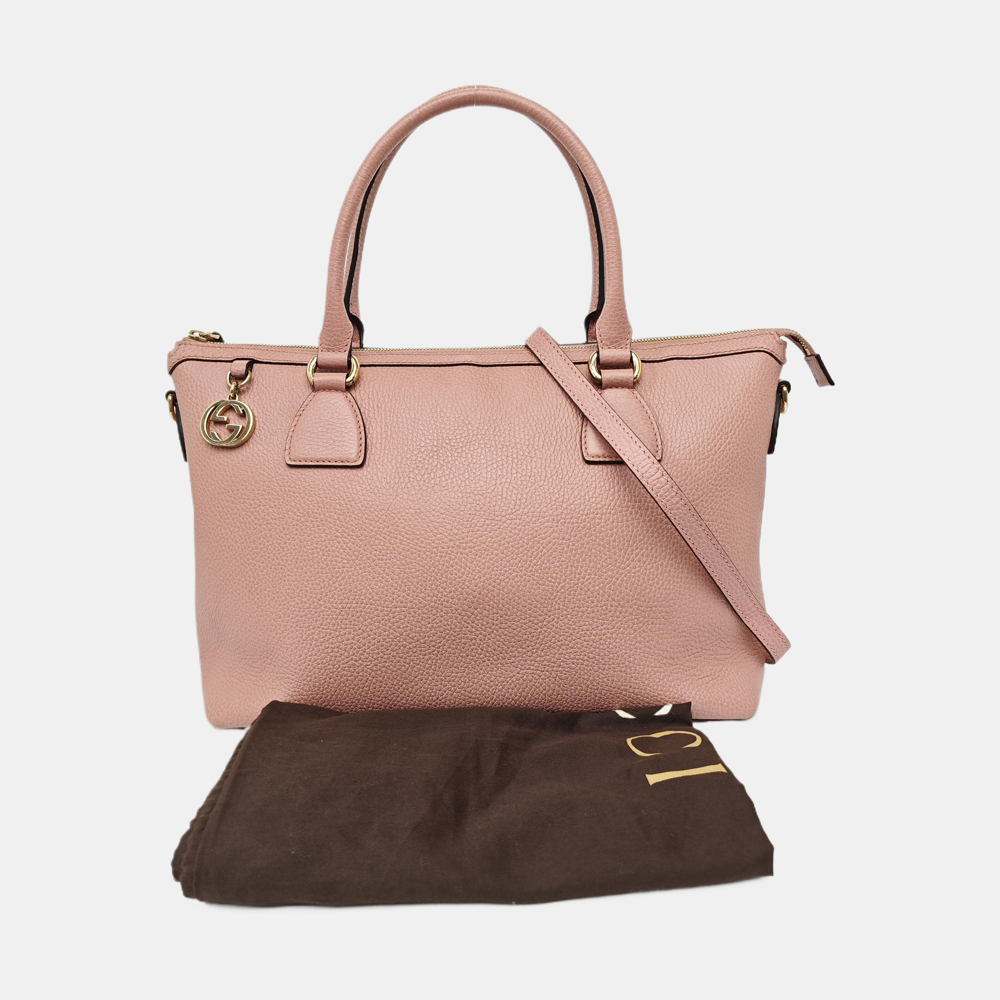 Calfskin Tote Bag Pink