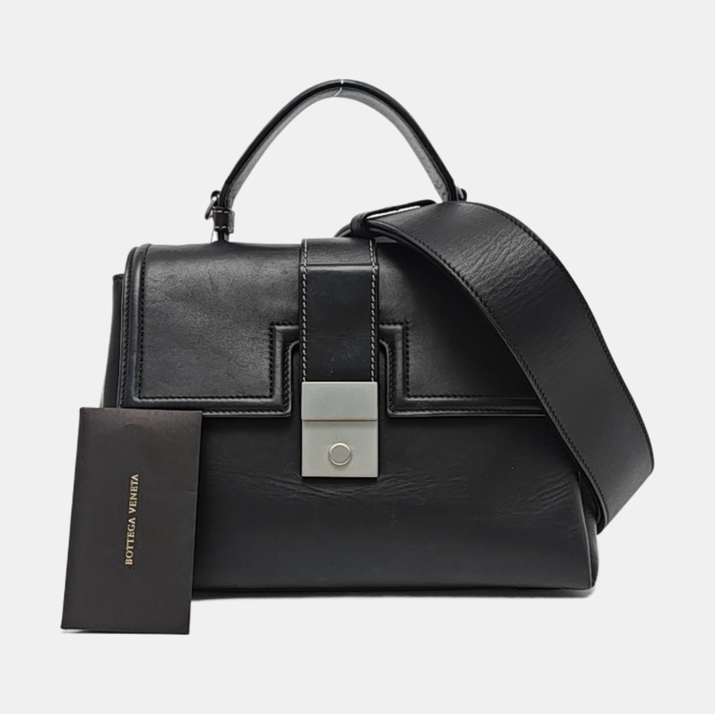 Piazza Small Calfskin Black