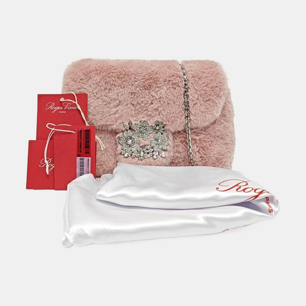 Fabric Shoulder Bag Mini Pink