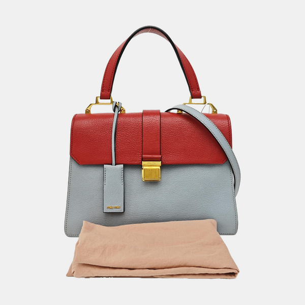 Calfskin Shoulder Bag Multicolor
