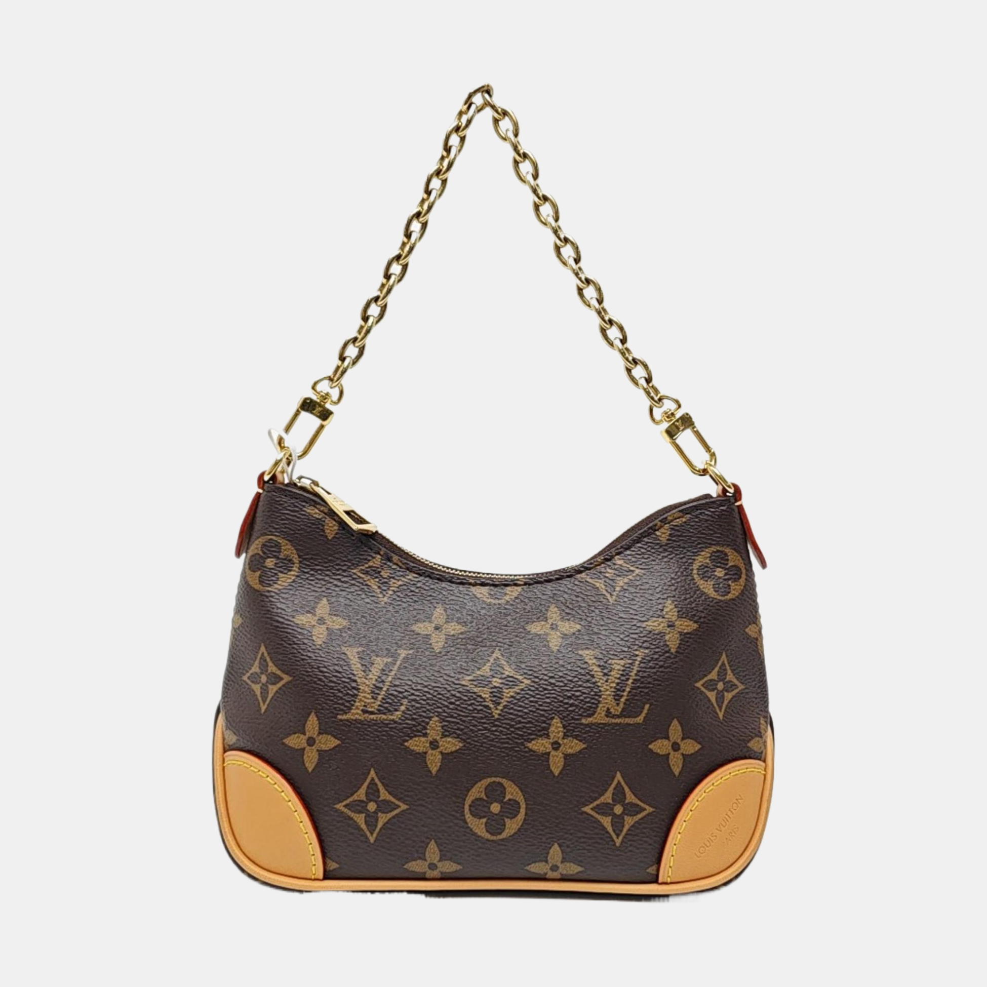BOULOGNE Nano Monogram Coated Canvas Brown