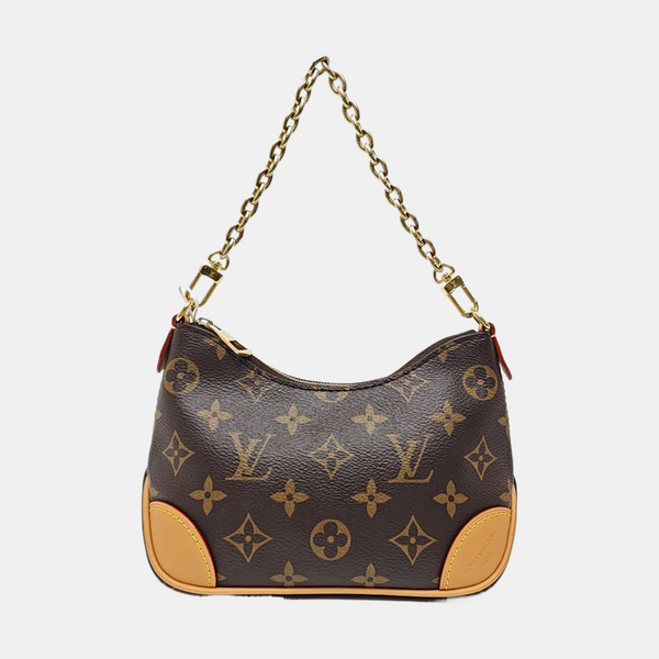 BOULOGNE Nano Monogram Coated Canvas Brown