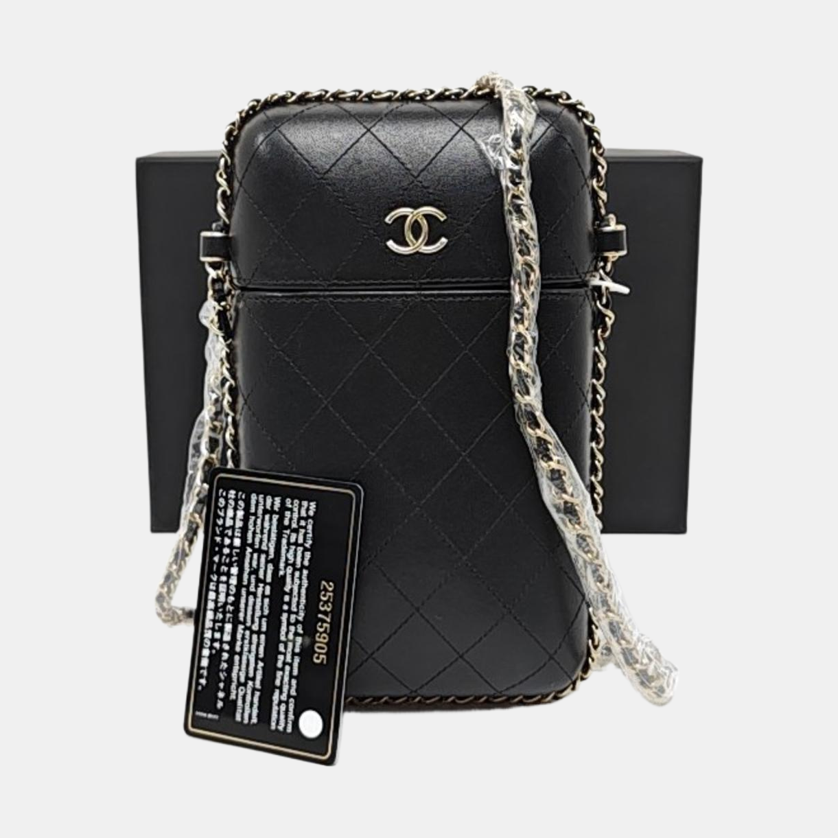 Quilted Lambskin Black