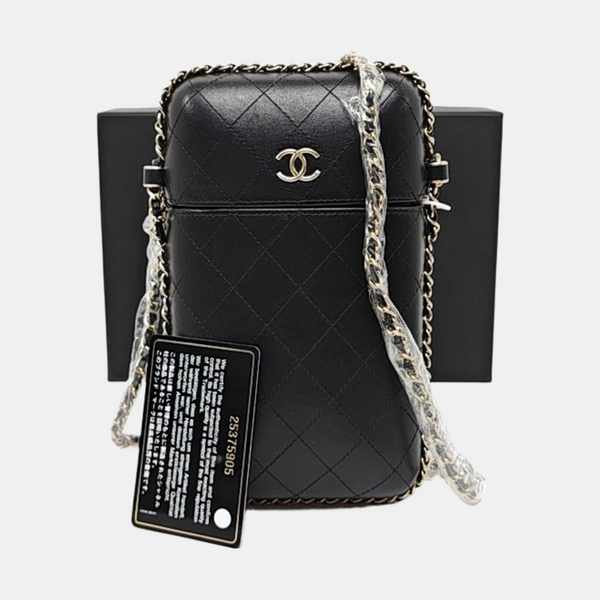 Quilted Lambskin Black