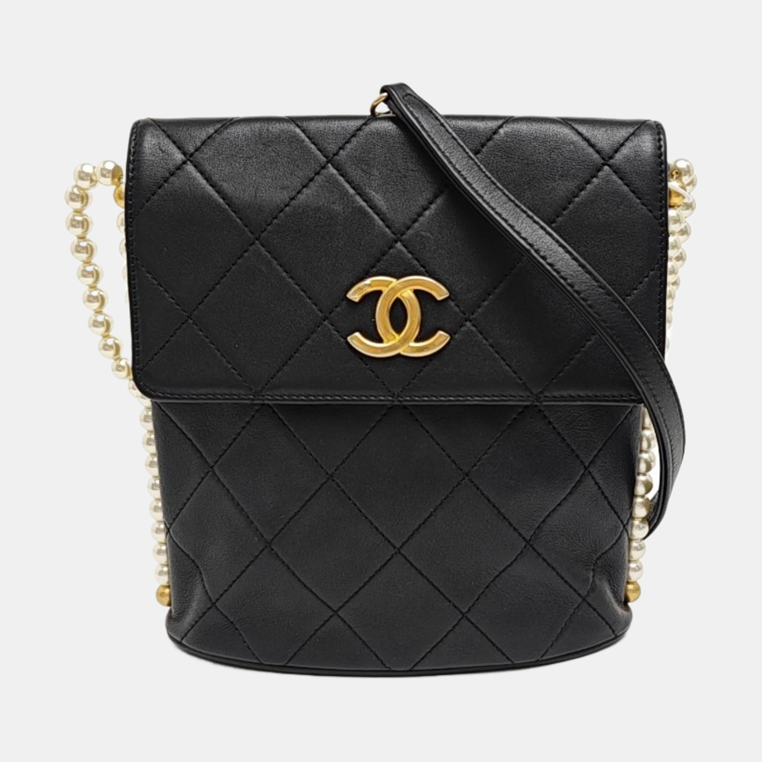 Quilted Calfskin Small Black
