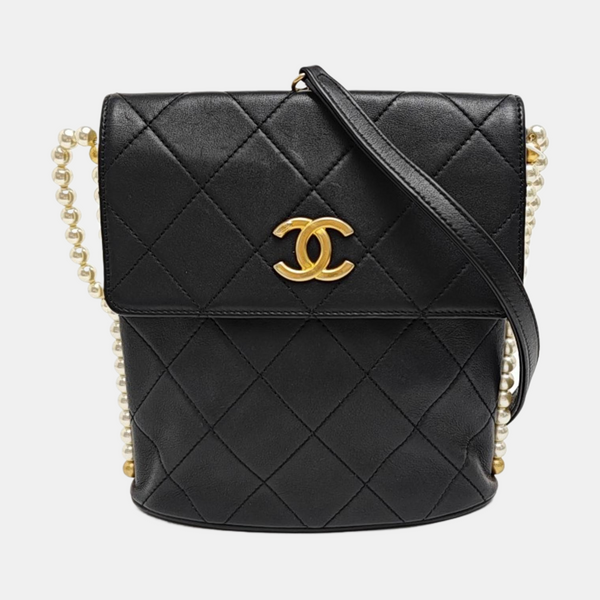 Quilted Calfskin Small Black