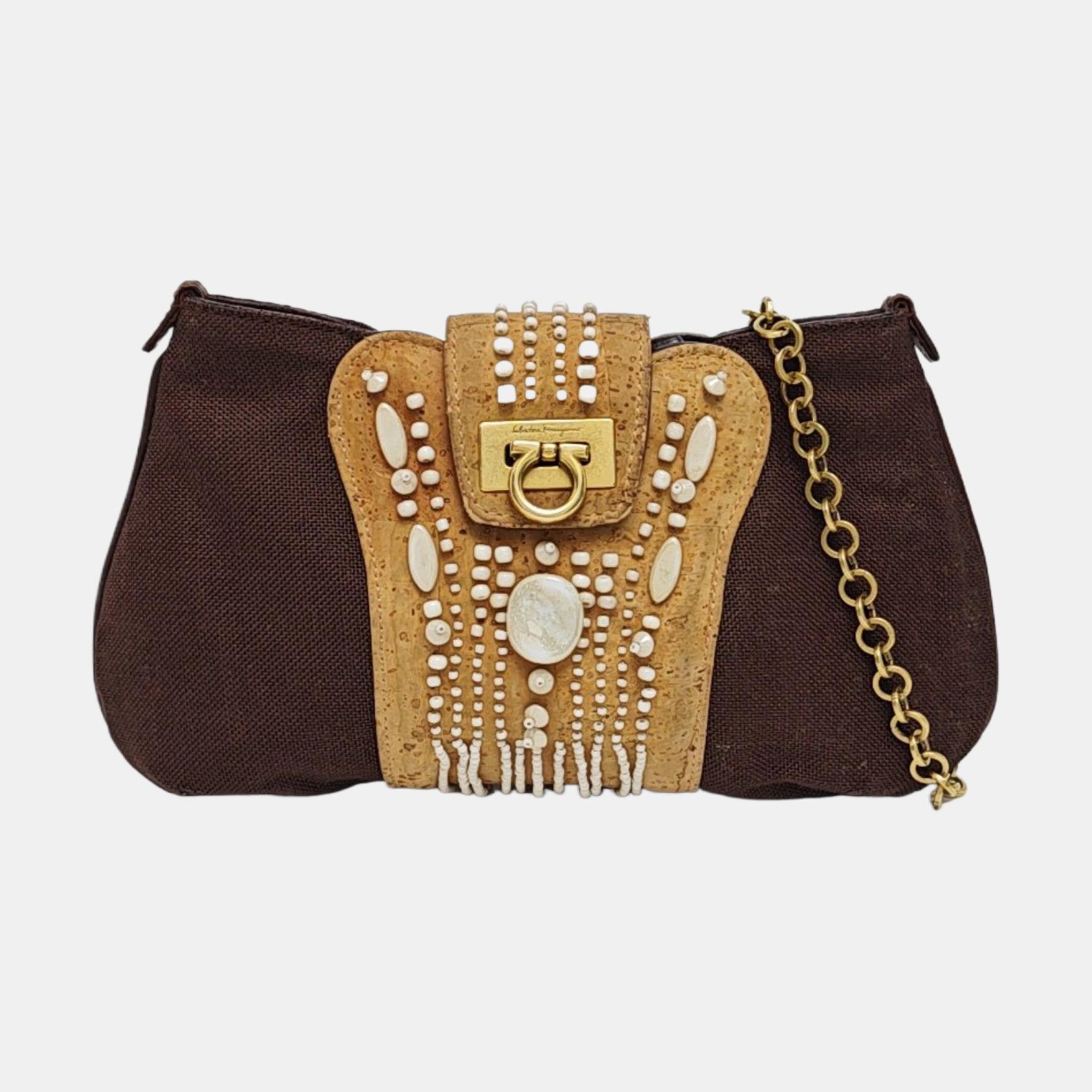 Fabric Shoulder Bag Multicolor