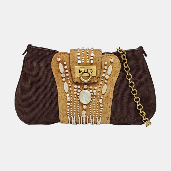 Fabric Shoulder Bag Multicolor
