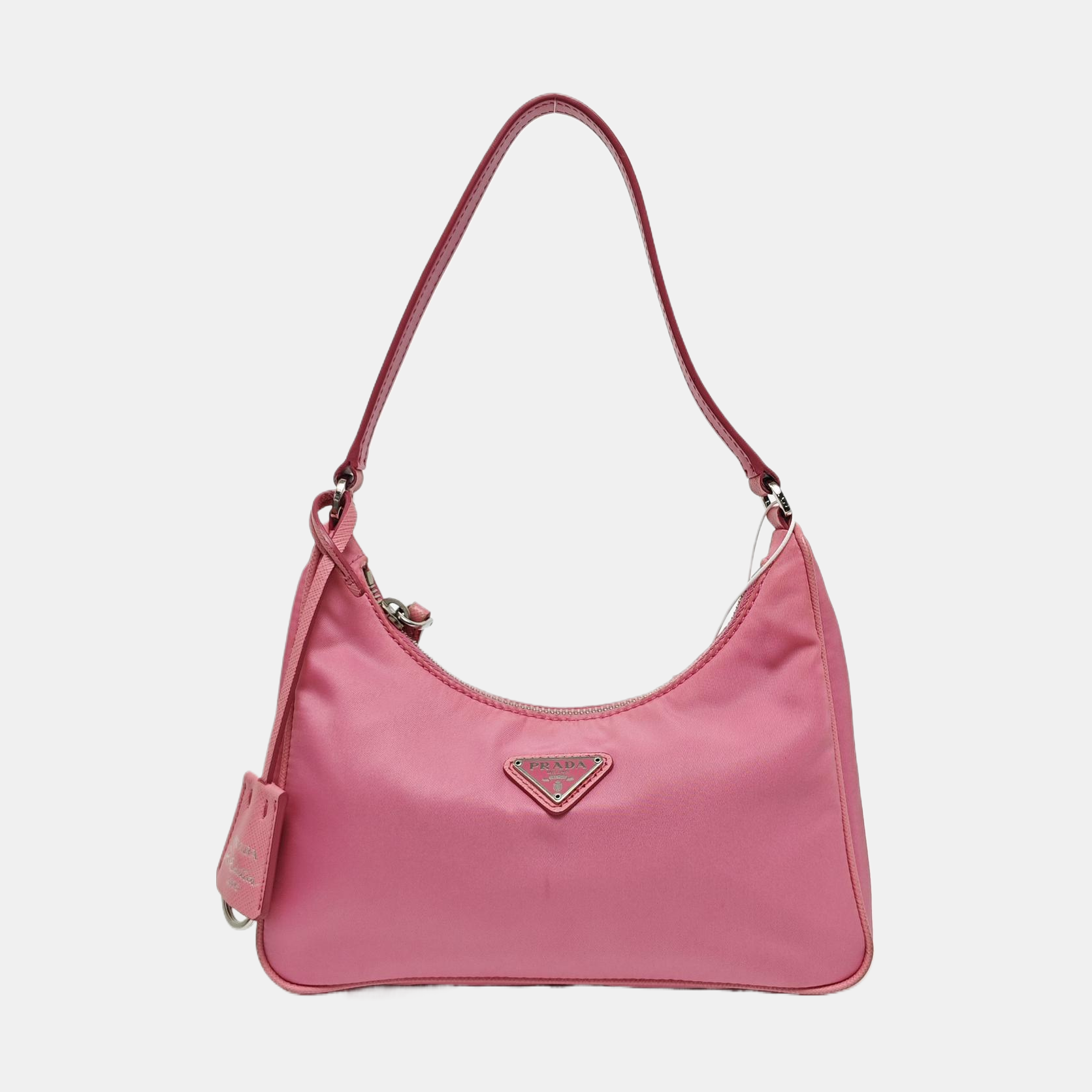 Authenticated pre-owned  Re-Edition2005 Mini Nylon Red - Top Handle Bag at Looply