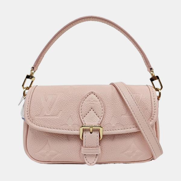 DIANE Nano Monogram Calfskin Pink