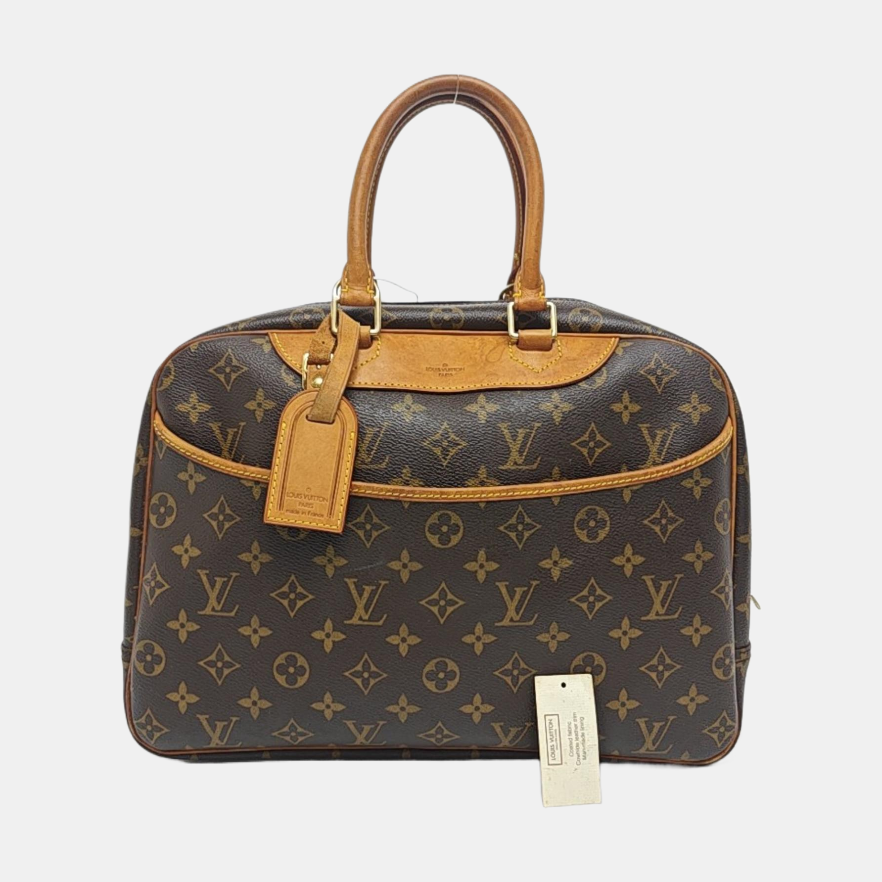 DEAUVILLE GM Monogram Coated Canvas Brown