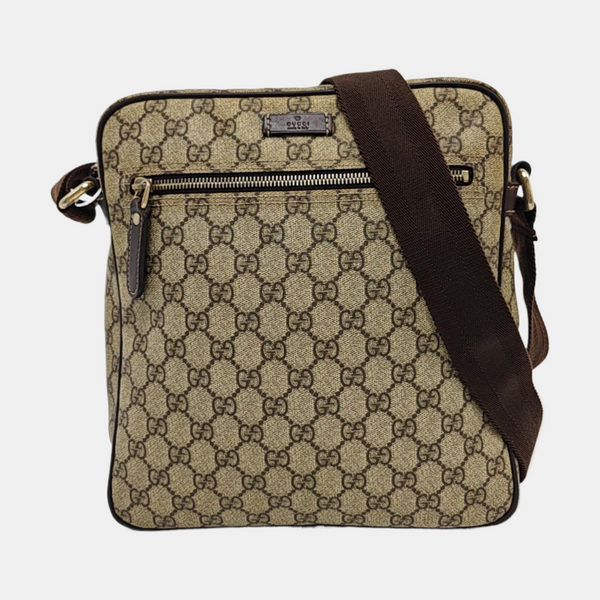 GG Imprime Monogram Coated Canvas Brown