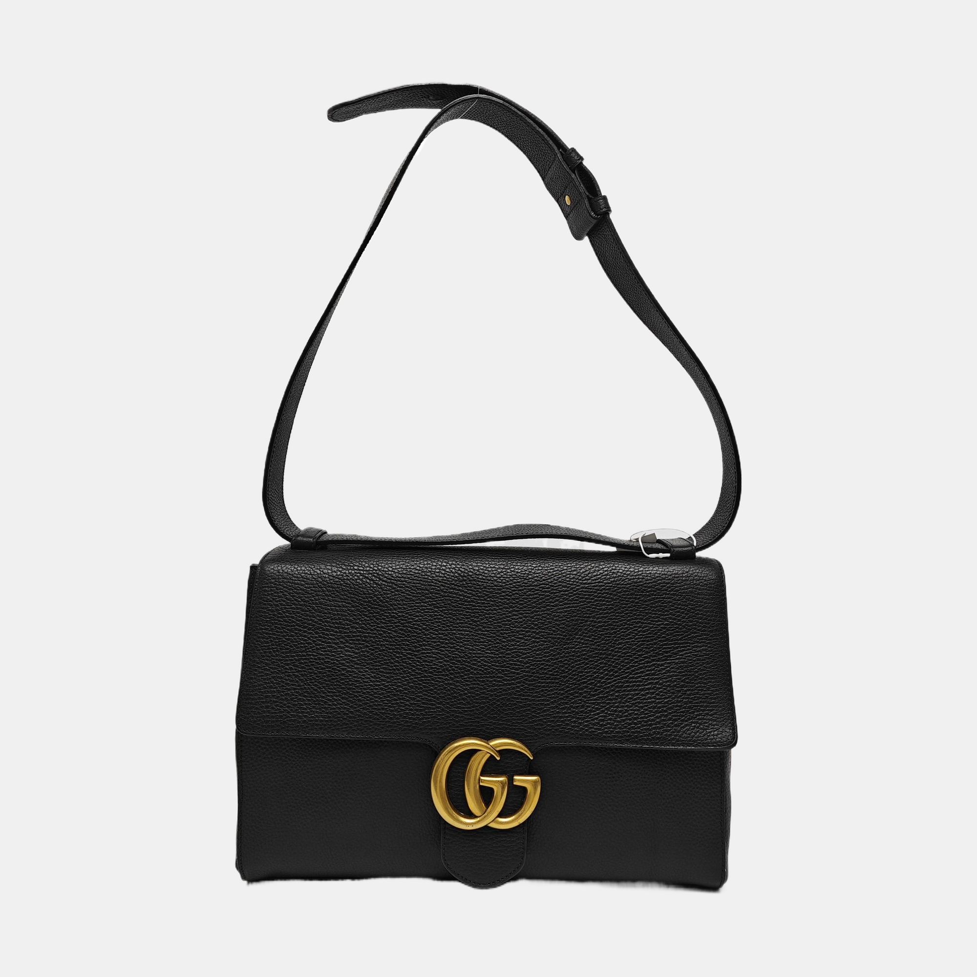 GG Marmont Calfskin Black