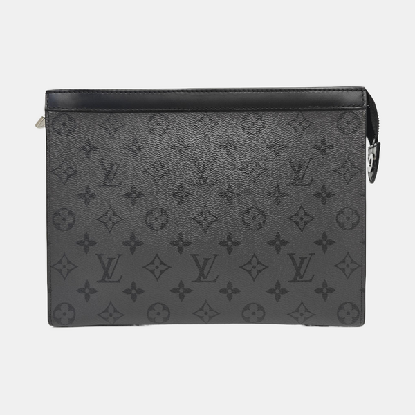 Pochette Voyag MM Monogram Coated Canvas Gray
