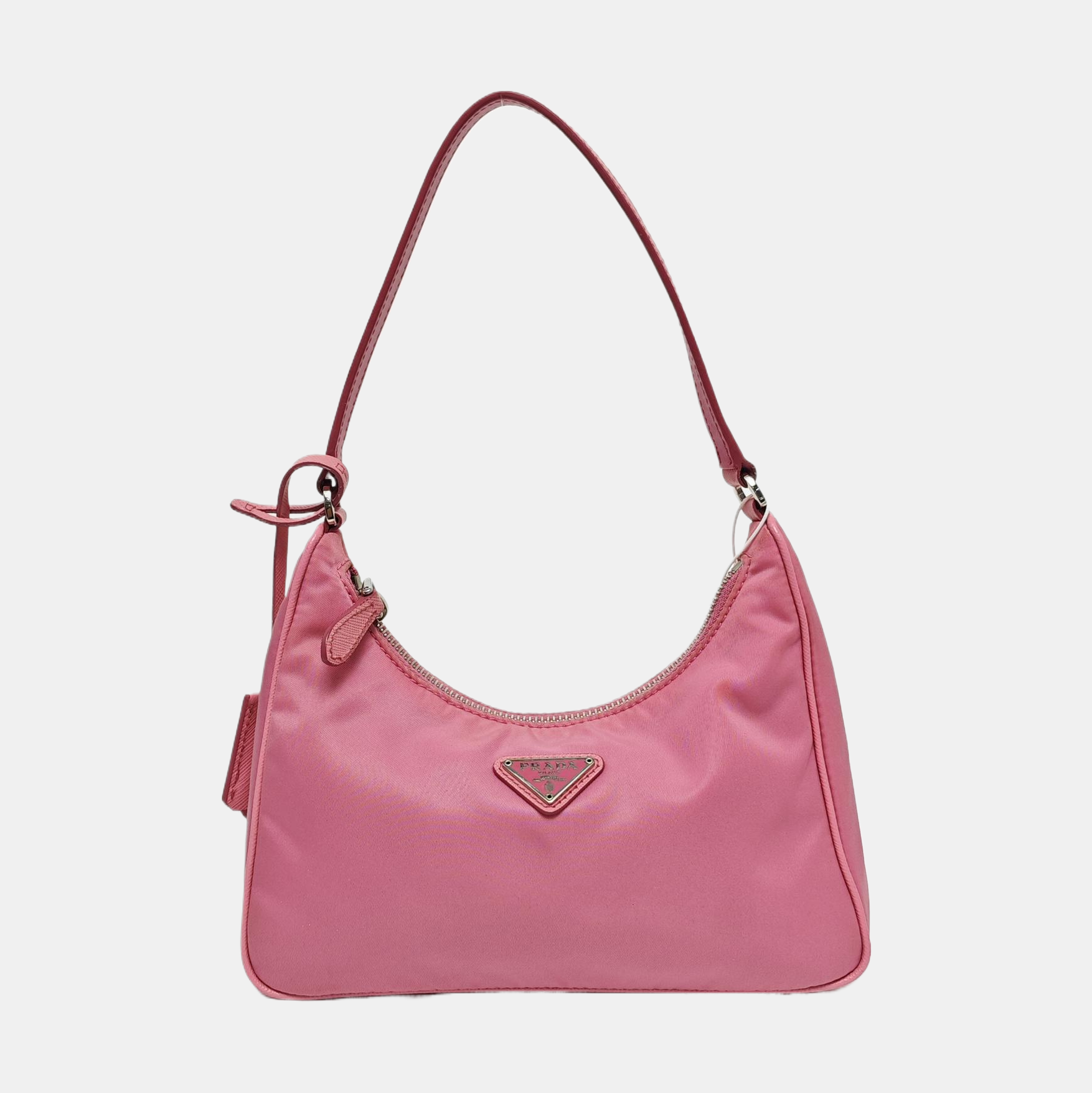 Authenticated pre-owned  Re-Edition2005 Mini Nylon Pink - Top Handle Bag at Looply