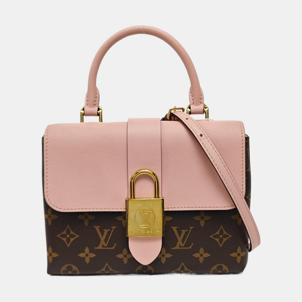 Authenticated pre-owned  LOCKY BB Monogram Coated Canvas Pink - Shoulder Bag at Looply