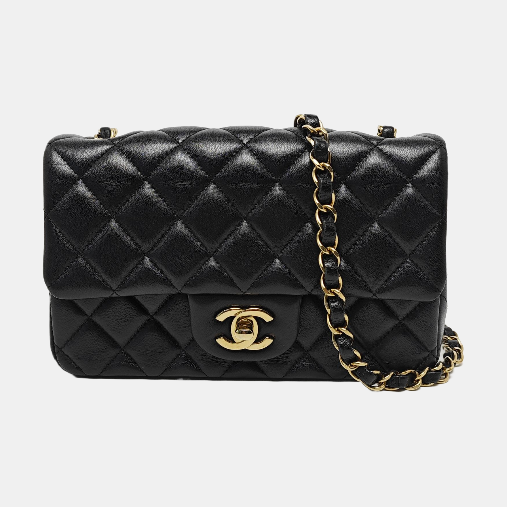 CLASSIC FLAP Mini Quilted Lambskin Black