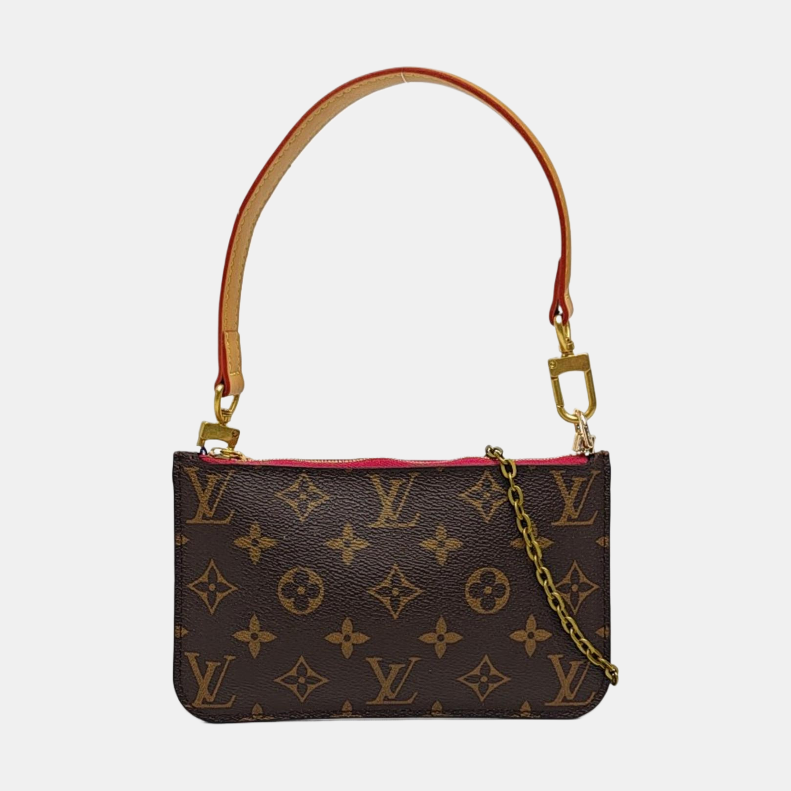 NEVERFULL BB Monogram Coated Canvas Brown