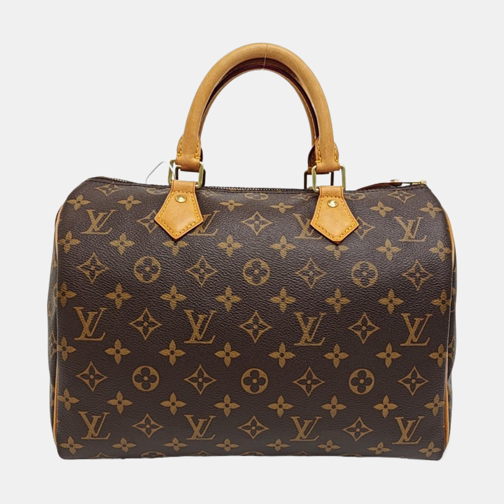SPEEDY 30 Monogram Coated Canvas Brown
