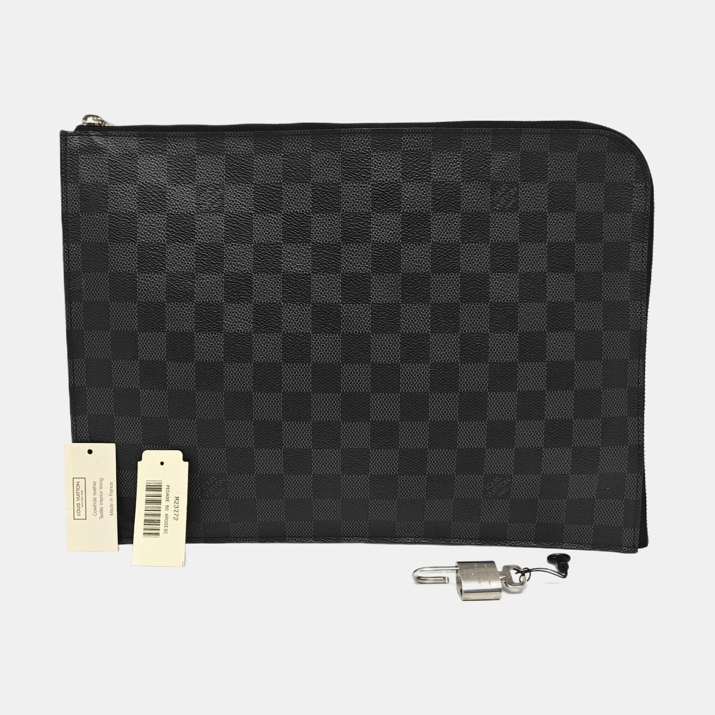 Damier Graphite Coated Canvas Gray