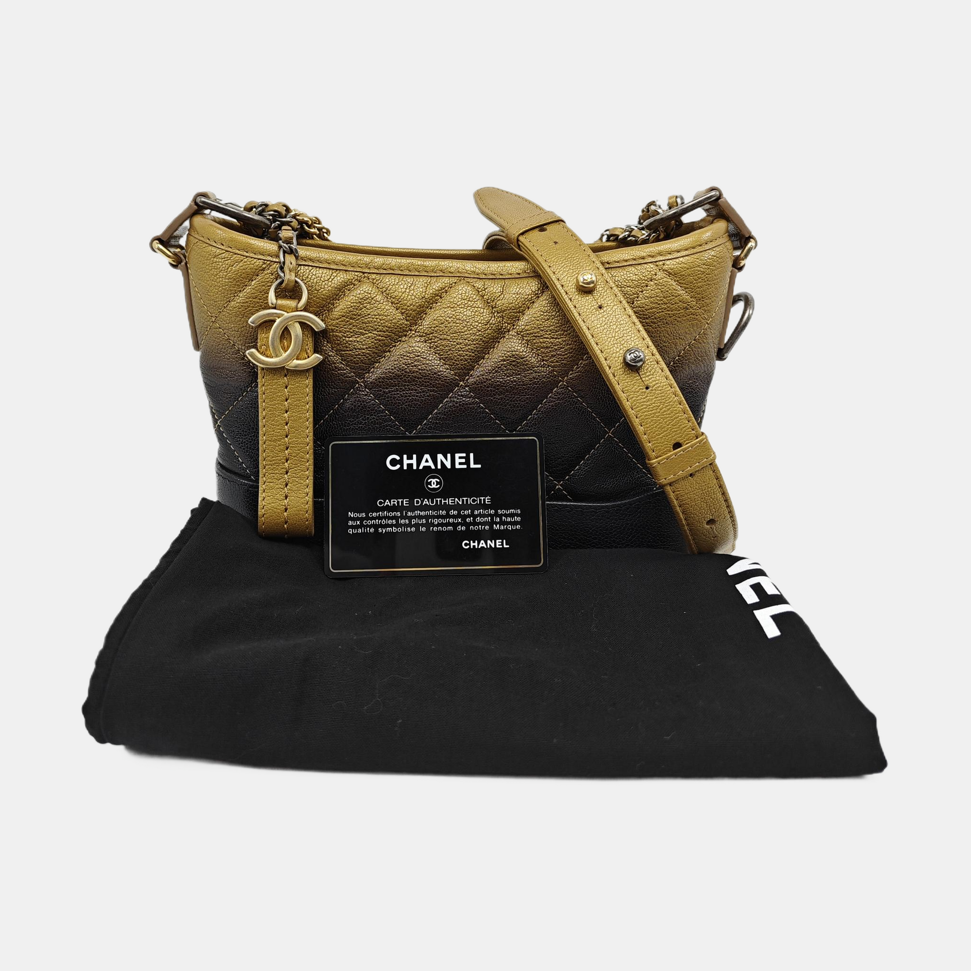 GABRIELLE Small Quilted Calfskin Multicolor