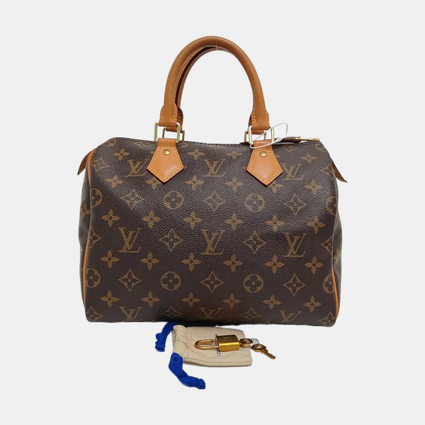SPEEDY 25 Lona Monogram Revestida Marrón