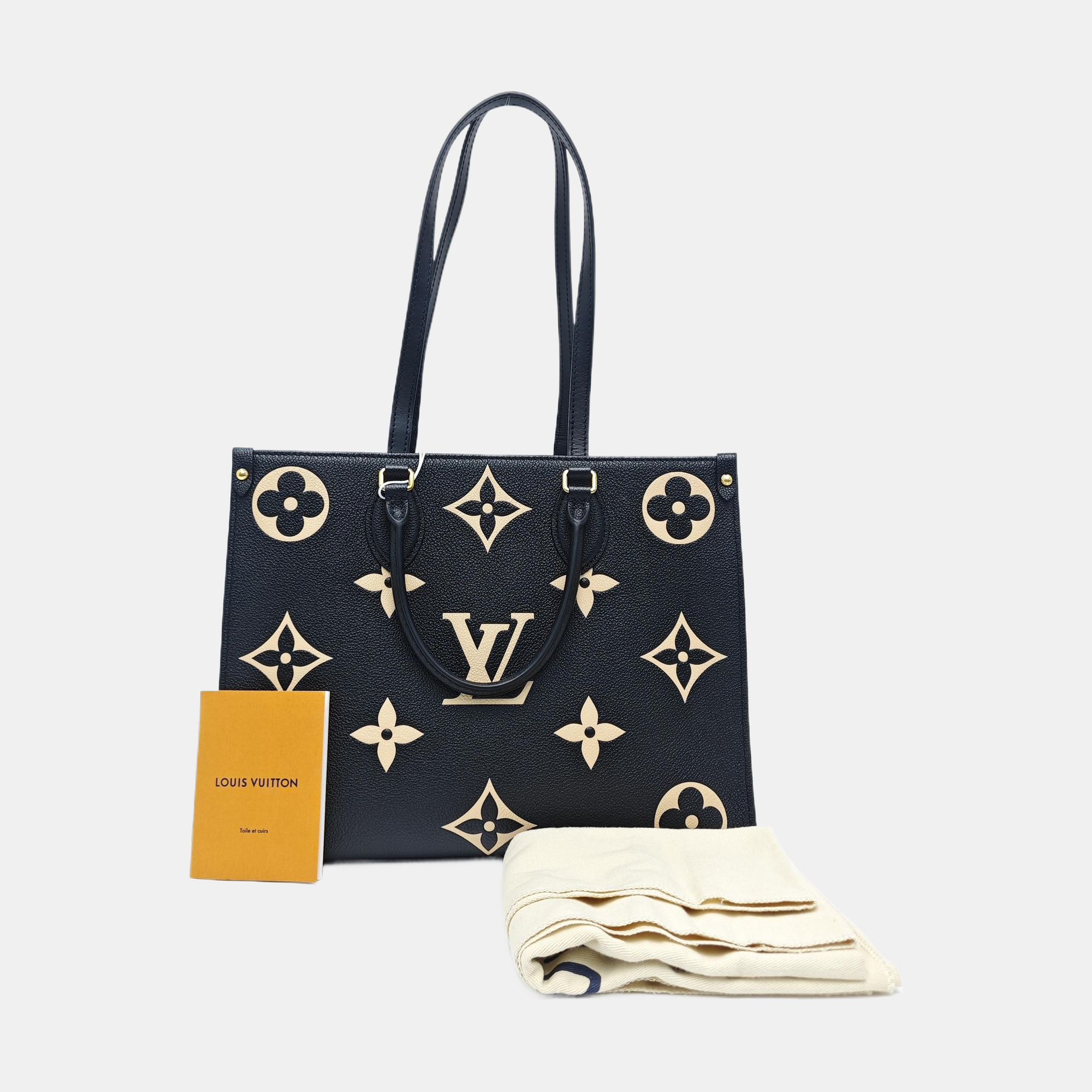ONTHEGO MM Monogram Calfskin Black