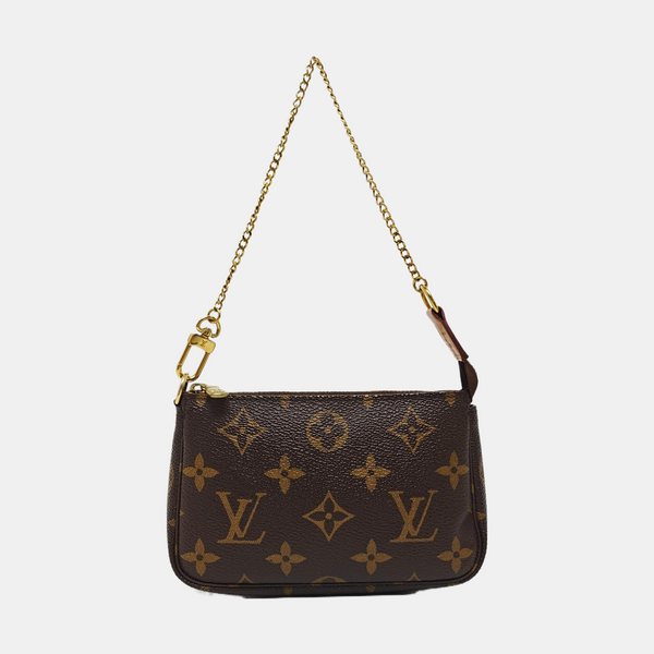 ACCESSOIRES Mini Monogram Coated Canvas Brown