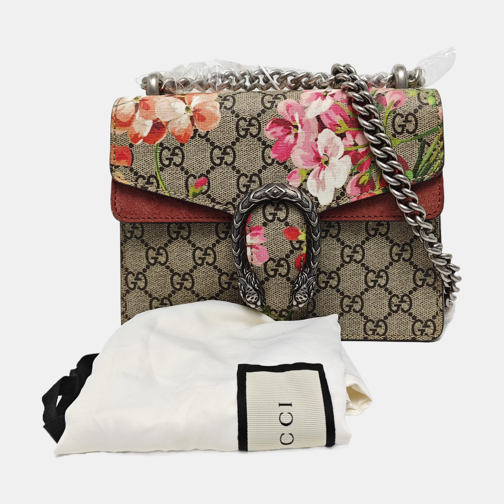 Authenticated pre-owned  Dionysus Mini Monogram Coated Canvas Beige - Shoulder Bag at Looply