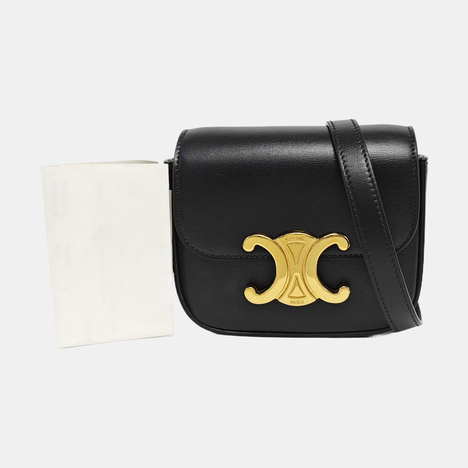 TRIOMPHE Mini Calfskin Black