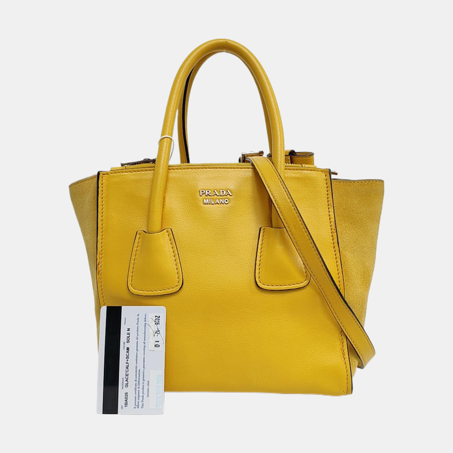 Calfskin Tote Bag Yellow