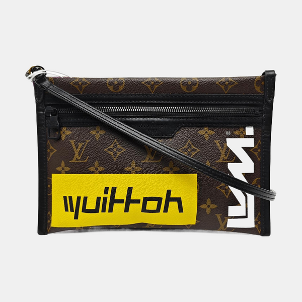 FLAT Monogram Coated Canvas Brown