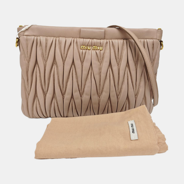 Matelassé Quilted Lambskin Pink