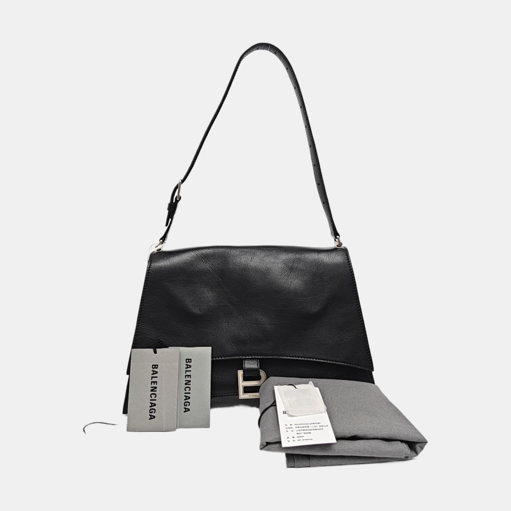 Crush Medium Calfskin Black