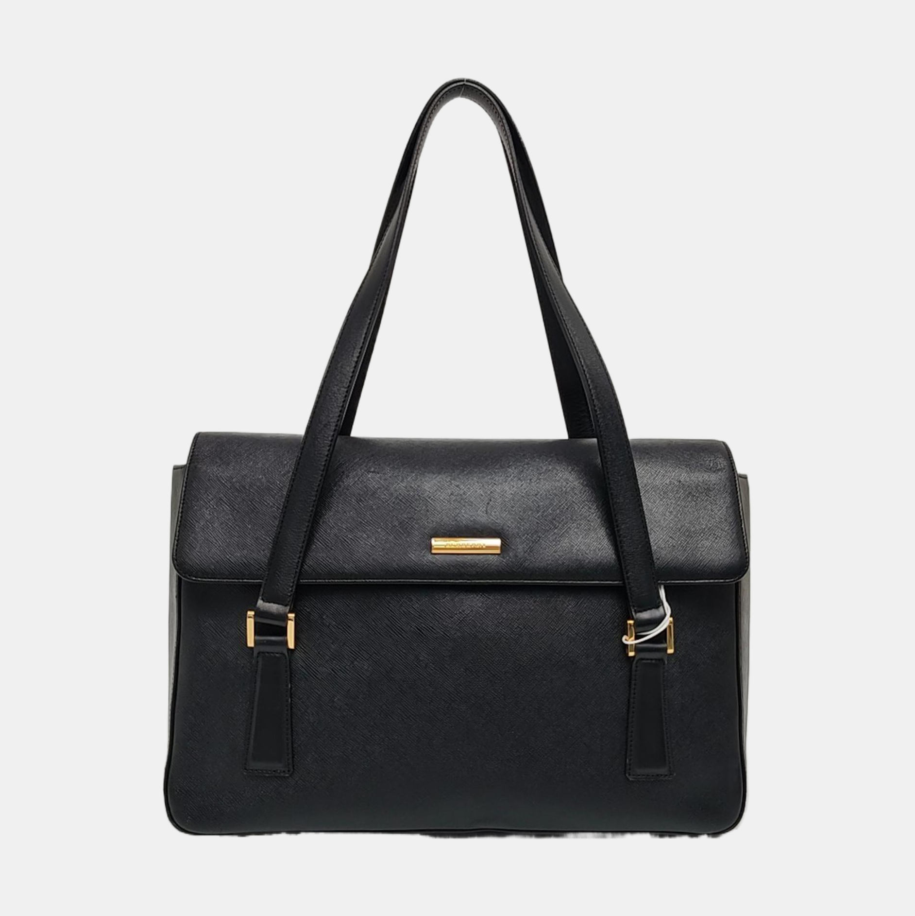 Calfskin Tote Bag Black